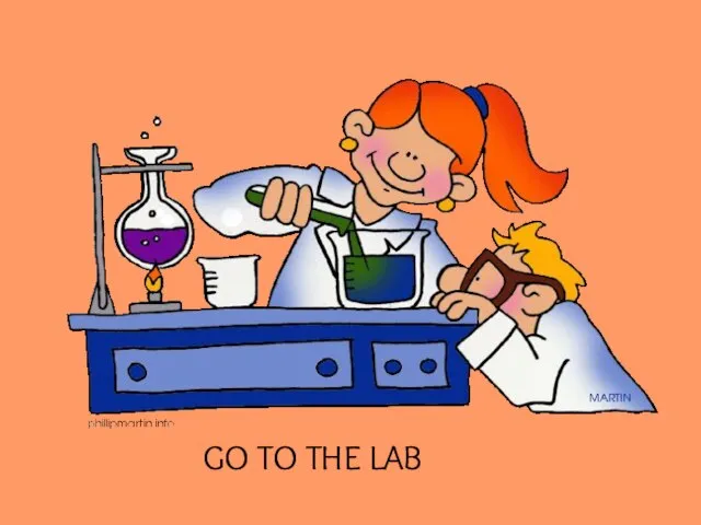 GO TO THE LAB