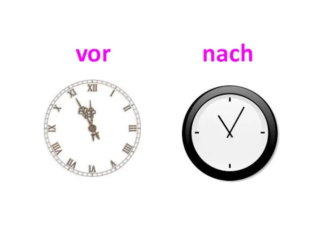 vor nach