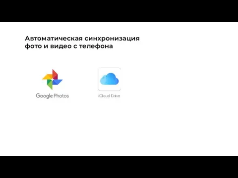Автоматическая синхронизация фото и видео с телефона