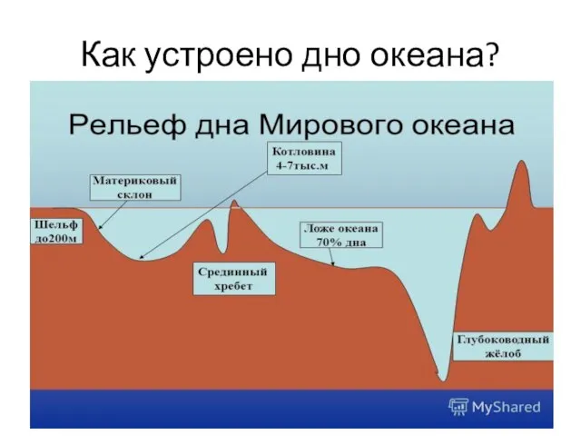 Как устроено дно океана?