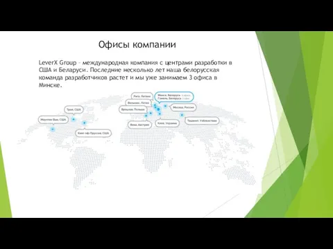 LeverX Group – международная компания с центрами разработки в США и Беларуси.