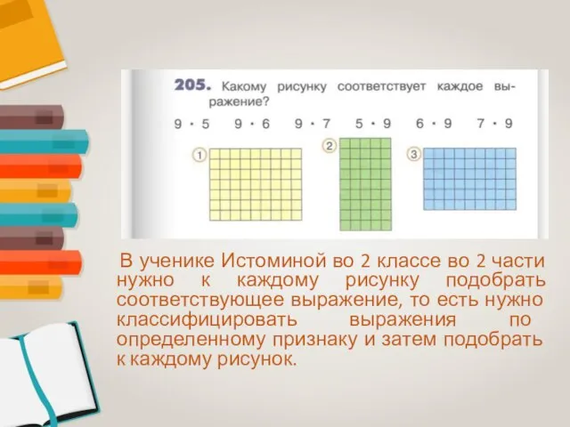 В ученике Истоминой во 2 классе во 2 части нужно к каждому