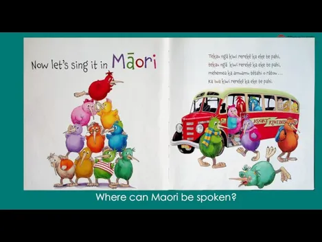 Where can Maori be spoken?