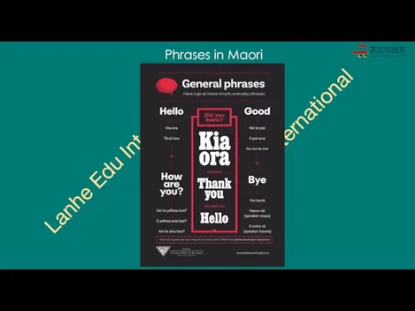 Phrases in Maori