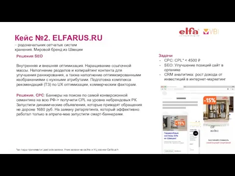 Кейс №2. ELFARUS.RU – родоначальник сетчатых систем хранения. Мировой бренд из Швеции