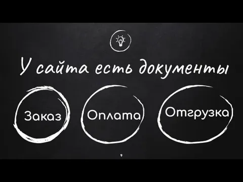 У сайта есть документы