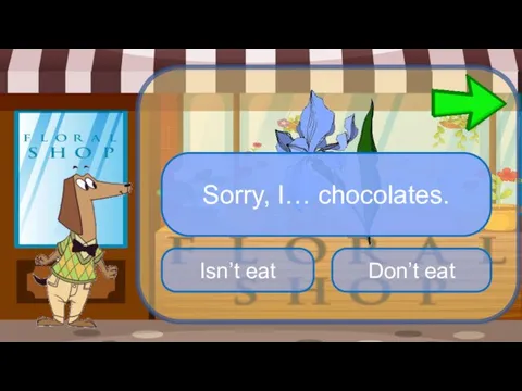 Sorry, I… chocolates. Don’t eat Isn’t eat