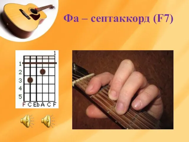 Фа – септаккорд (F7)