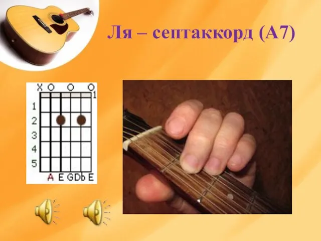 Ля – септаккорд (A7)