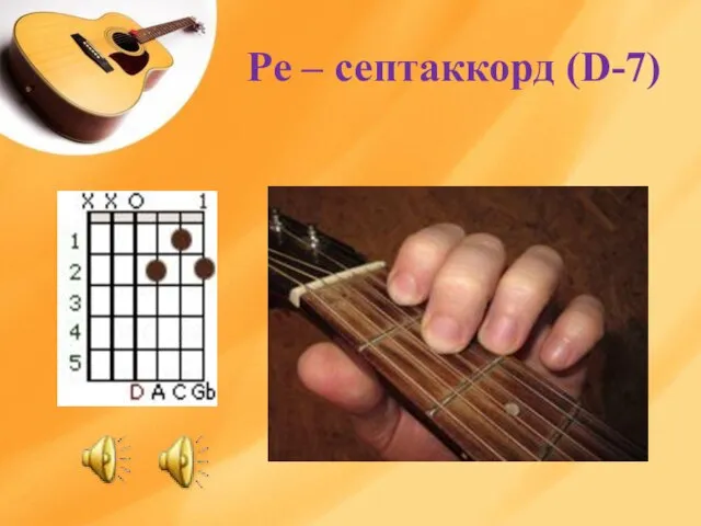 Ре – септаккорд (D-7)