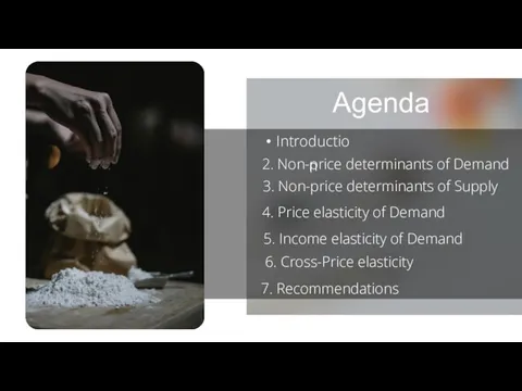 Agenda Introduction 2. Non-price determinants of Demand 3. Non-price determinants of Supply