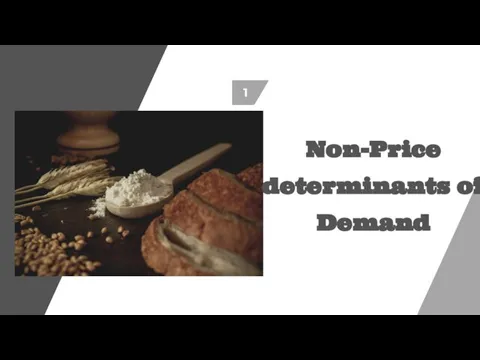 1 Non-Price determinants of Demand