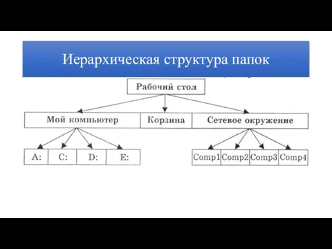 Иерархическая структура папок