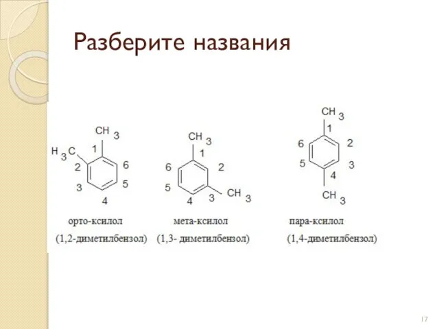 Разберите названия