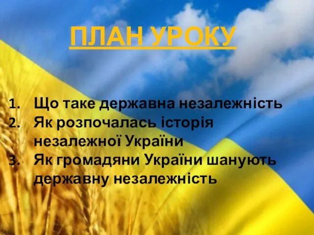 Що таке державна незалежність Як розпочалась історія незалежної України Як громадяни України