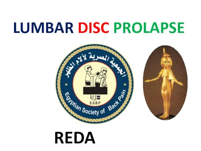 LUMBAR DISC PROLAPSE REDA AWAD