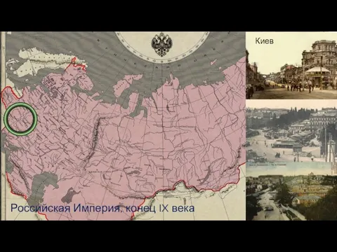 Российская Империя, конец IX века Киев
