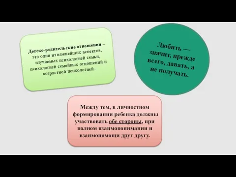 Детско-родительские отношения – это один из важнейших аспектов, изучаемых психологией семьи, психологией