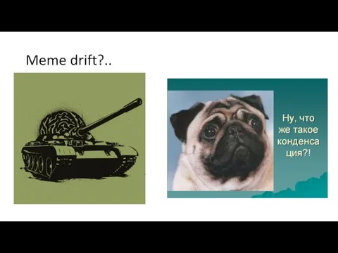 Meme drift?..