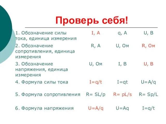 Проверь себя!