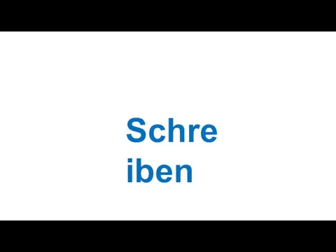 Schreiben