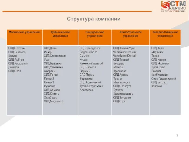 Структура компании