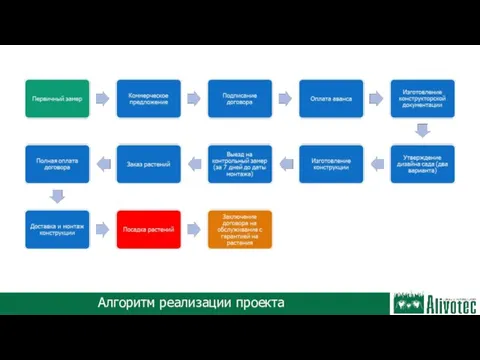 Алгоритм реализации проекта