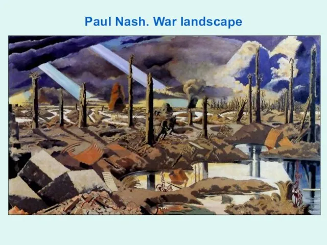 Paul Nash. War landscape