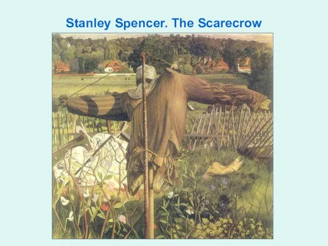 Stanley Spencer. The Scarecrow