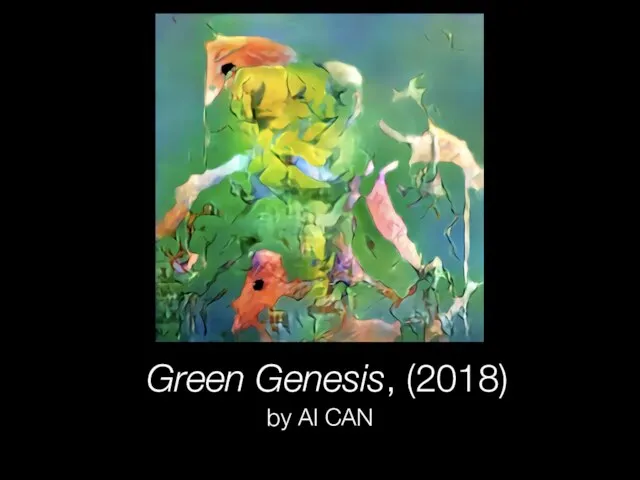 Green Genesis, (2018) by AI CAN