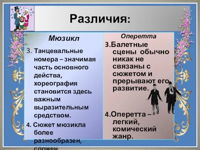 Мюзикл 3. Танцевальные номера – значимая часть основного действа, хореография становится здесь