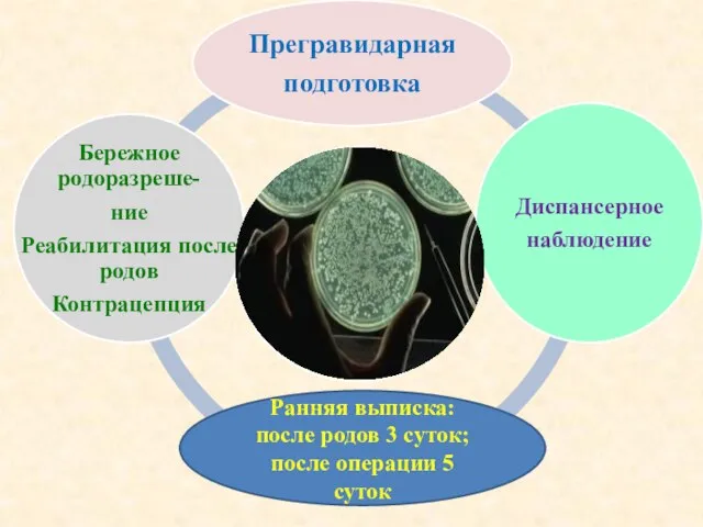 Ранняя выписка: после родов 3 суток; после операции 5 суток