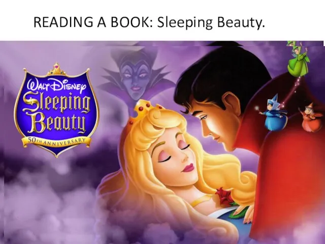 READING A BOOK: Sleeping Beauty.