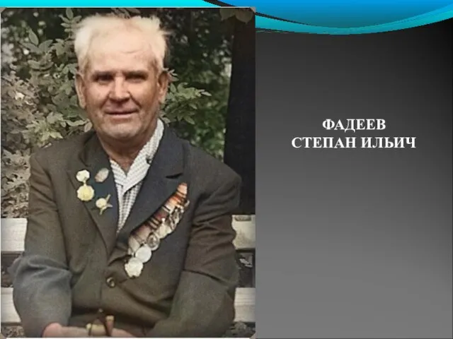 ФАДЕЕВ СТЕПАН ИЛЬИЧ