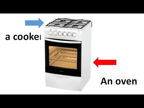 a cooker An oven