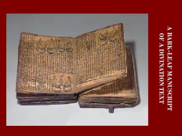 A BARK-LEAF MANUSCRIPT OF A DIVINATION TEXT