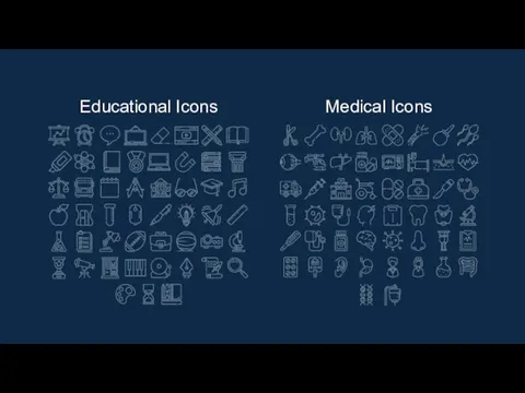 Educational Icons Medical Icons