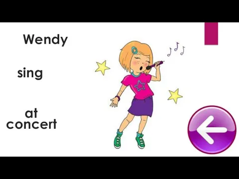 sing Wendy concert at