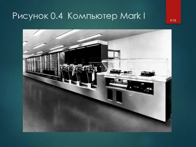 Рисунок 0.4 Компьютер Mark I 0-