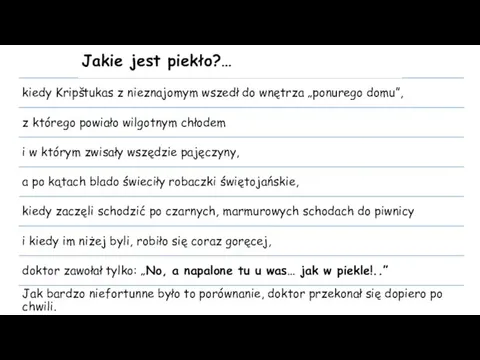 Jakie jest piekło?…