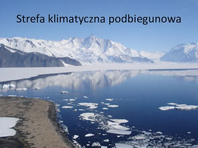 Strefa klimatyczna podbiegunowa