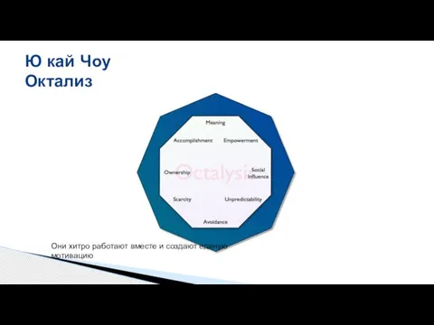 Ю кай Чоу Октализ Они хитро работают вместе и создают единую мотивацию