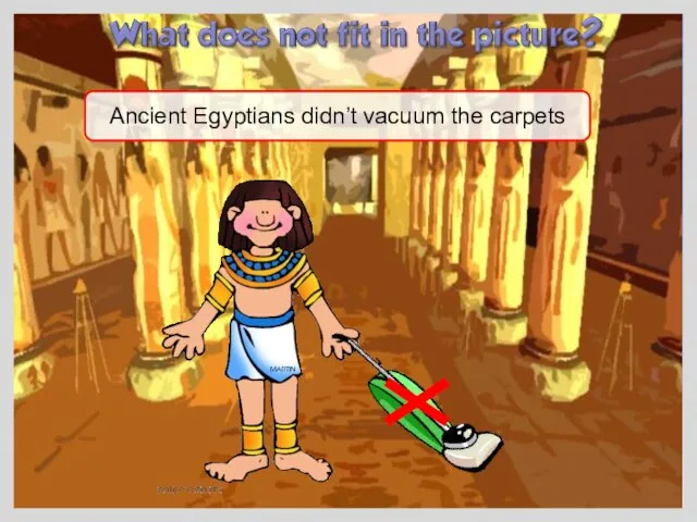 Ancient Egyptians didn’t vacuum the carpets