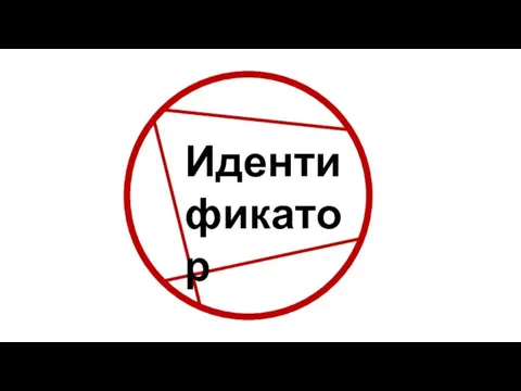 Индентификатор Идентификатор