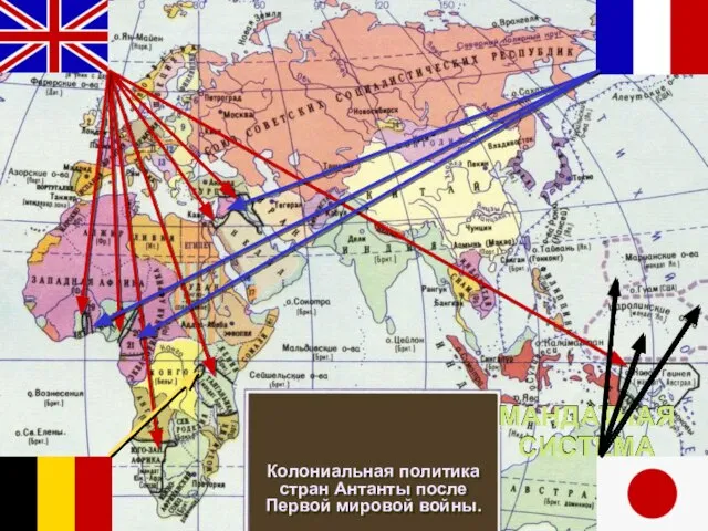 МАНДАТНАЯ СИСТЕМА Колониальная политика стран Антанты после Первой мировой войны.