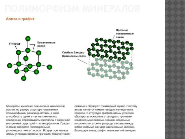 ПОЛИМОРФИЗМ МИНЕРАЛОВ