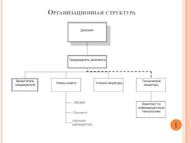 Организационная структура 1