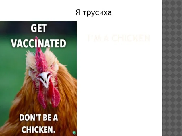 I’M A CHICKEN Я трусиха