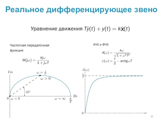 Реальное дифференцирующее звено