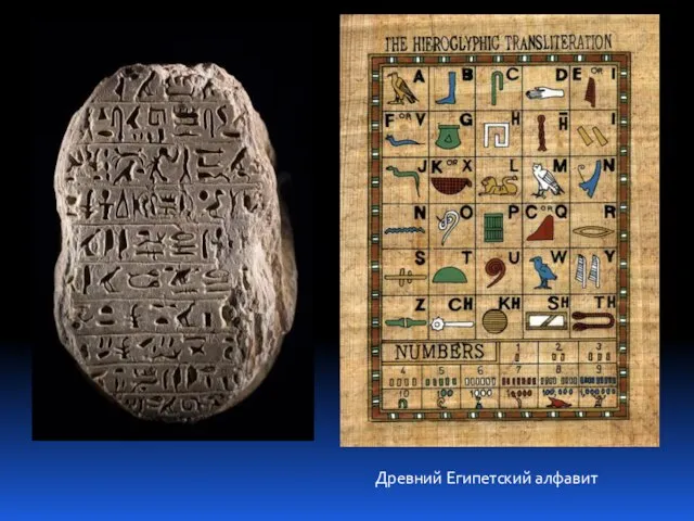 Древний Египетский алфавит